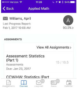 90% in Applied Math